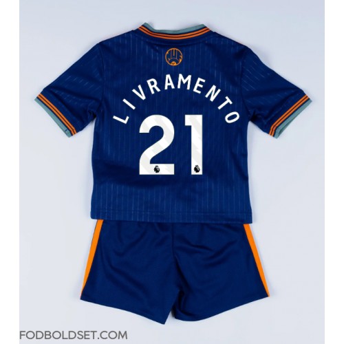 Newcastle United Tino Livramento #21 Tredje trøje Børn 2025-26 Kortærmet (+ Korte bukser)